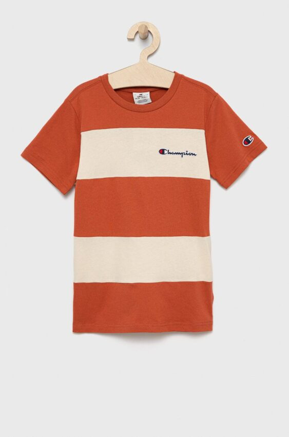 Dětské bavlněné tričko Champion 305959 oranžová