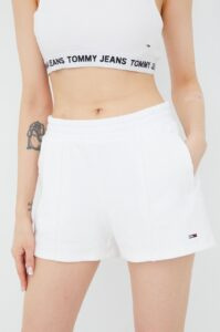 Bavlněné šortky Tommy Jeans dámské