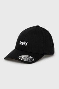 Čepice Levi's černá barva