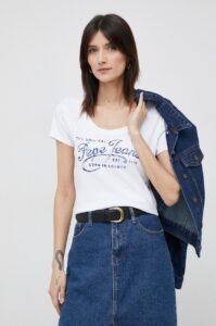 Bavlněné tričko Pepe Jeans Mery