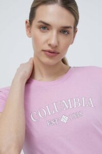 Tričko Columbia Trek růžová