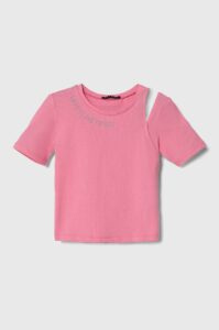 Dětské tričko Sisley růžová