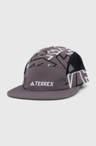Kšiltovka adidas TERREX šedá barva