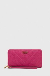 Peněženka Guess JANIA růžová barva
