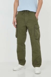 Bavlněné kalhoty Polo Ralph Lauren zelená