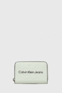 Peněženka Calvin Klein Jeans zelená