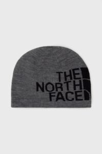 Oboustranná čepice The North Face šedá