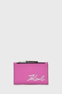 Peněženka Karl Lagerfeld růžová