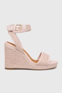 Sandály Tommy Hilfiger TH ROPE HIGH WEDGE