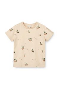 Bavlněné dětské tričko Liewood Apia Baby Printed