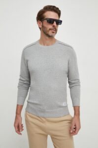 Bavlněný svetr Pepe Jeans šedá