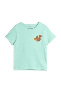 Dětské bavlněné tričko Mini Rodini Squirrel