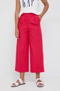 Bavlněné kalhoty Sisley dámské